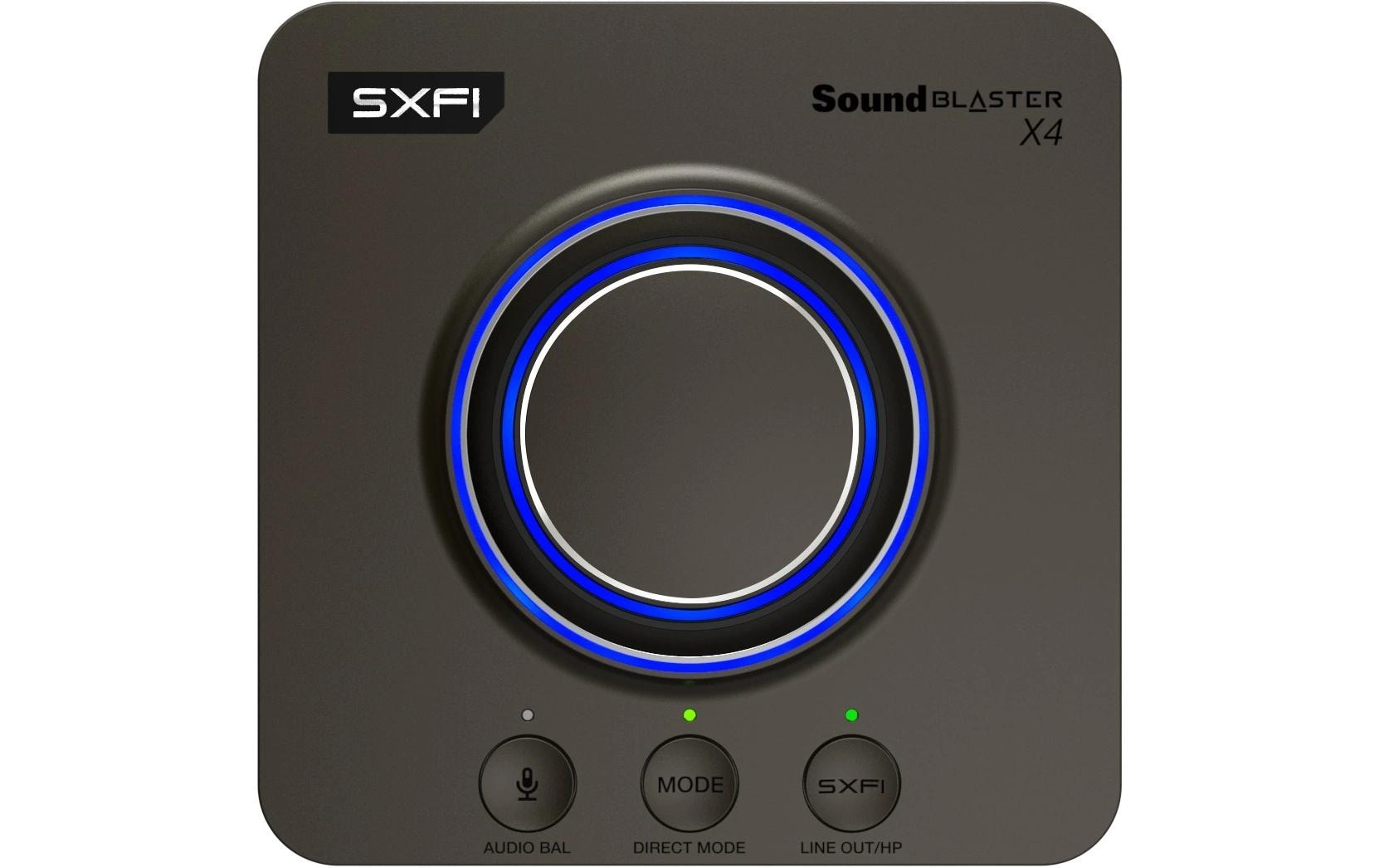 CREATIVE Soundkarte X4 HD 7.1 USB Typ C