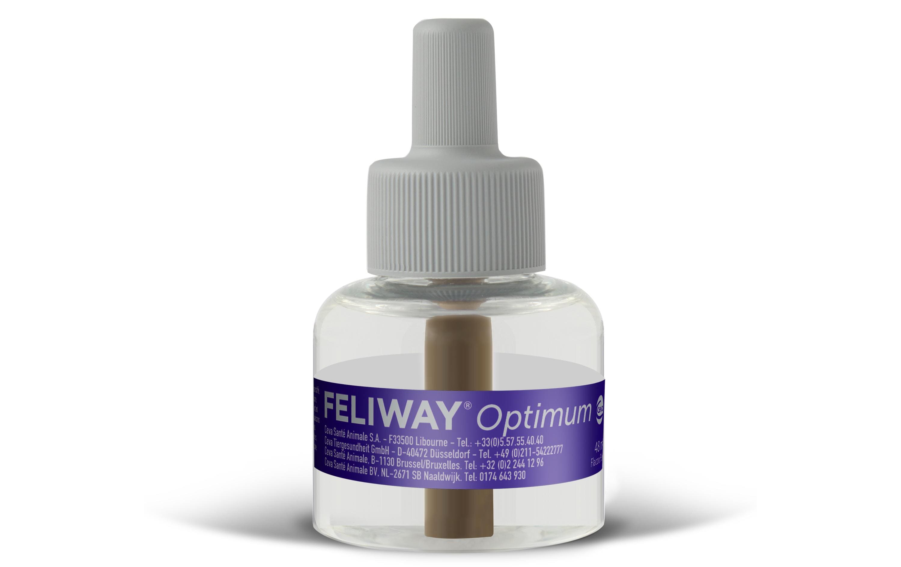 Feliway Wohlbefinden Optimum Nachfüllflakon, 3 x 48 ml