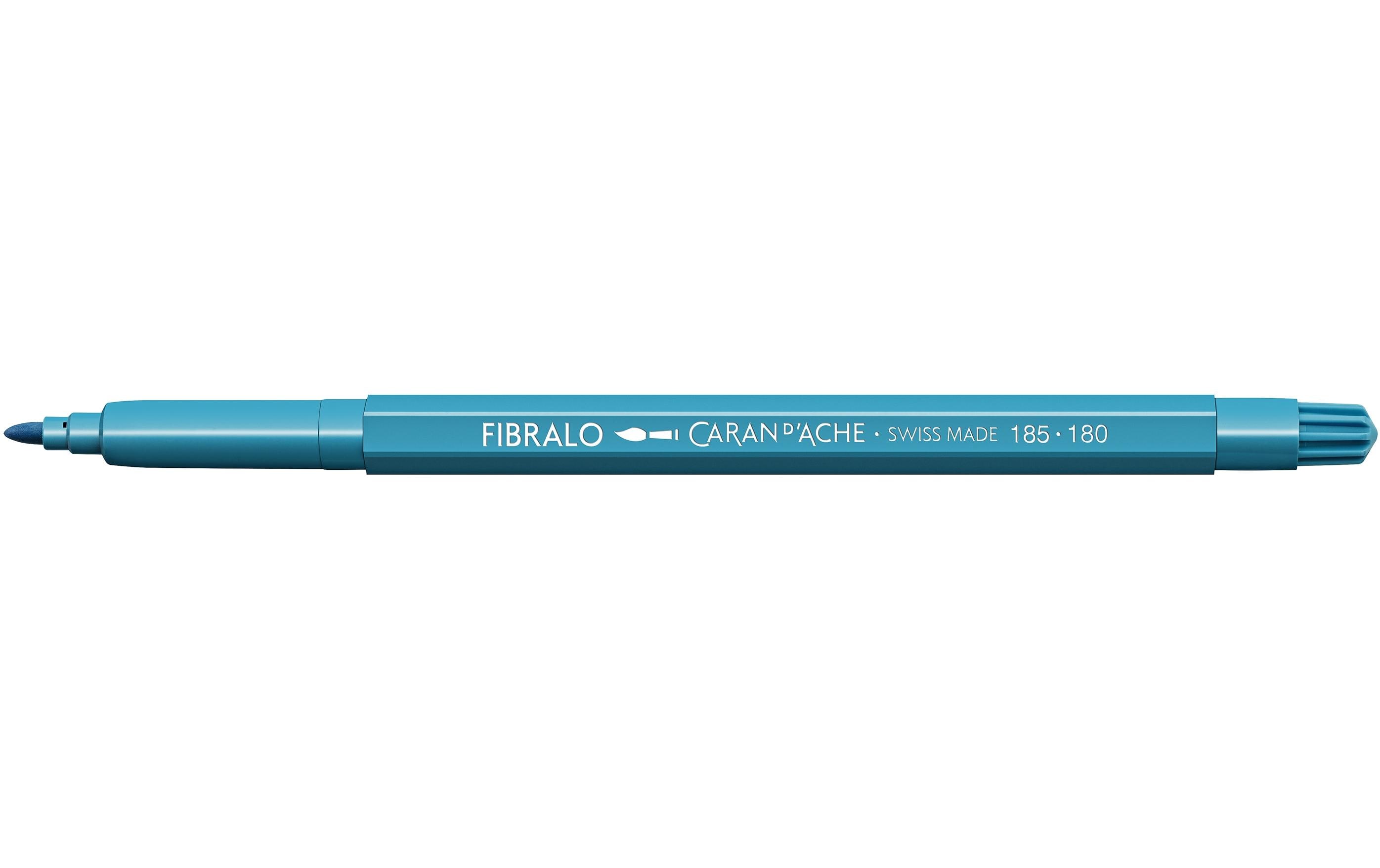 Caran d'Ache Filzstift Fibralo 1 Stück, Malachitgrün