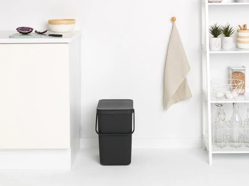 Brabantia Recyclingbehälter Sort & Go 12 l, Grau Brabantia Recyclingbehälter Sort & Go 12 l, Grau