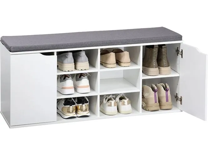 Kesper Eddie mit Sitzkissen und 8 Fächern Weiss
