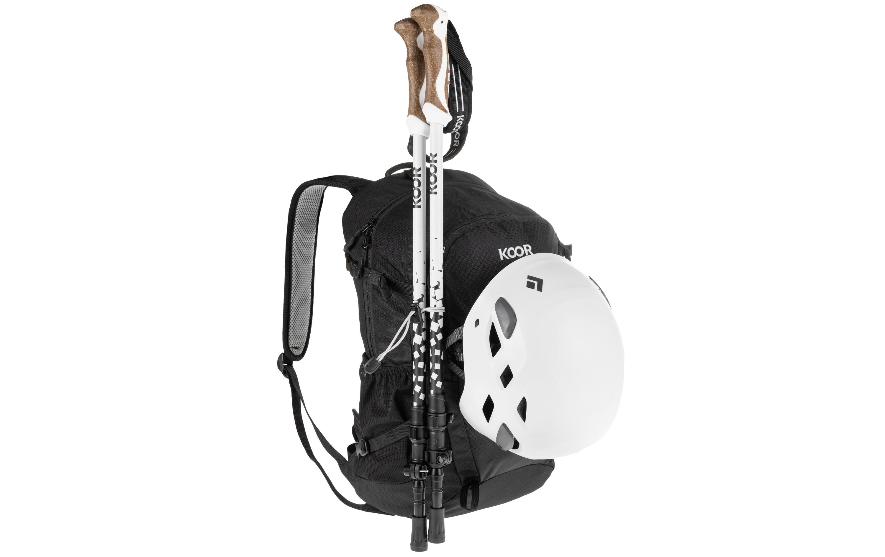 KOOR Wanderrucksack Moorgins 20 l, Schwarz