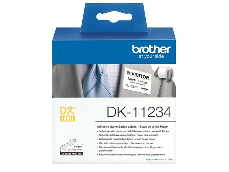 Brother Etikettenrolle DK-11234 selbstklebend 60mm x 86mm Brother Etikettenrolle DK-11234 selbstklebend 60mm x 86mm