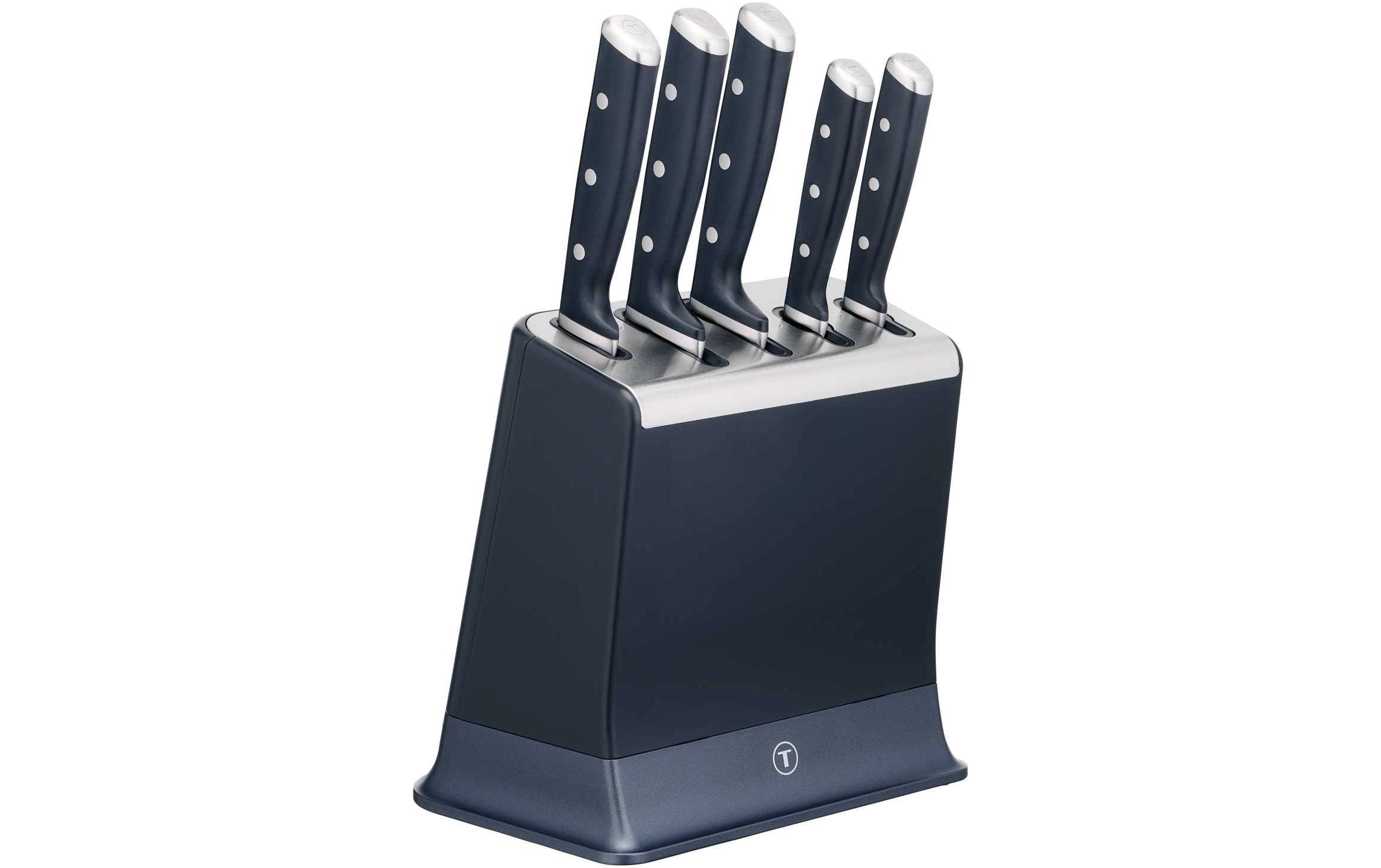 Tefal Messerblock Ever Sharp 5-teilig, Edelstahl