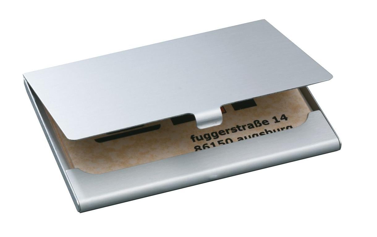 Sigel Kreditkartenetui 9.2 x 6.3 x 5 cm, Silber