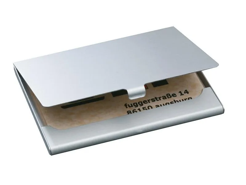 Sigel Kreditkartenetui 9.2 x 6.3 x 5 cm, Silber Sigel Kreditkartenetui 9.2 x 6.3 x 5 cm, Silber
