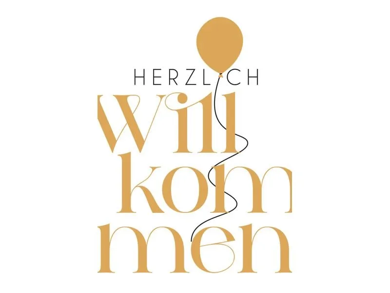 ABC Glückwunschkarte Herzlich Willkommen B6