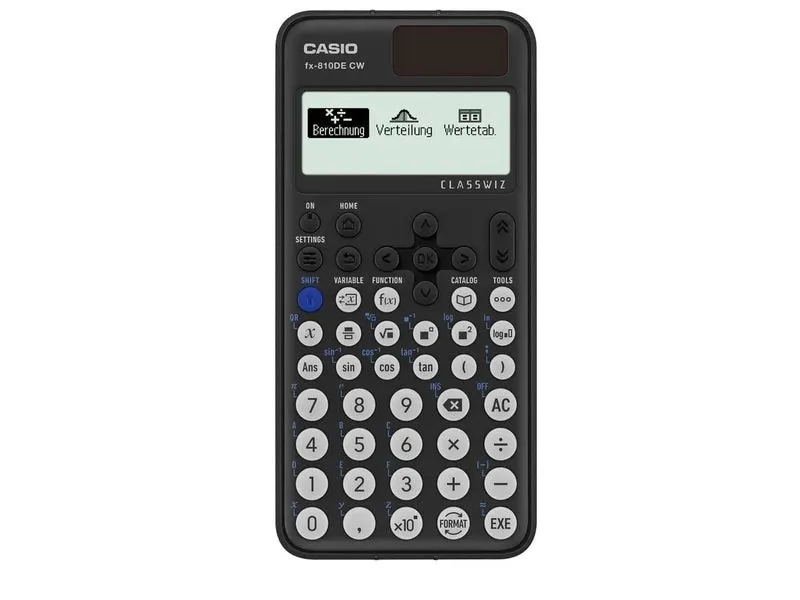 Casio Schulrechner FX-810 DE CW Solar Taschenrechner Casio Schulrechner FX-810 DE CW Solar Taschenrechner