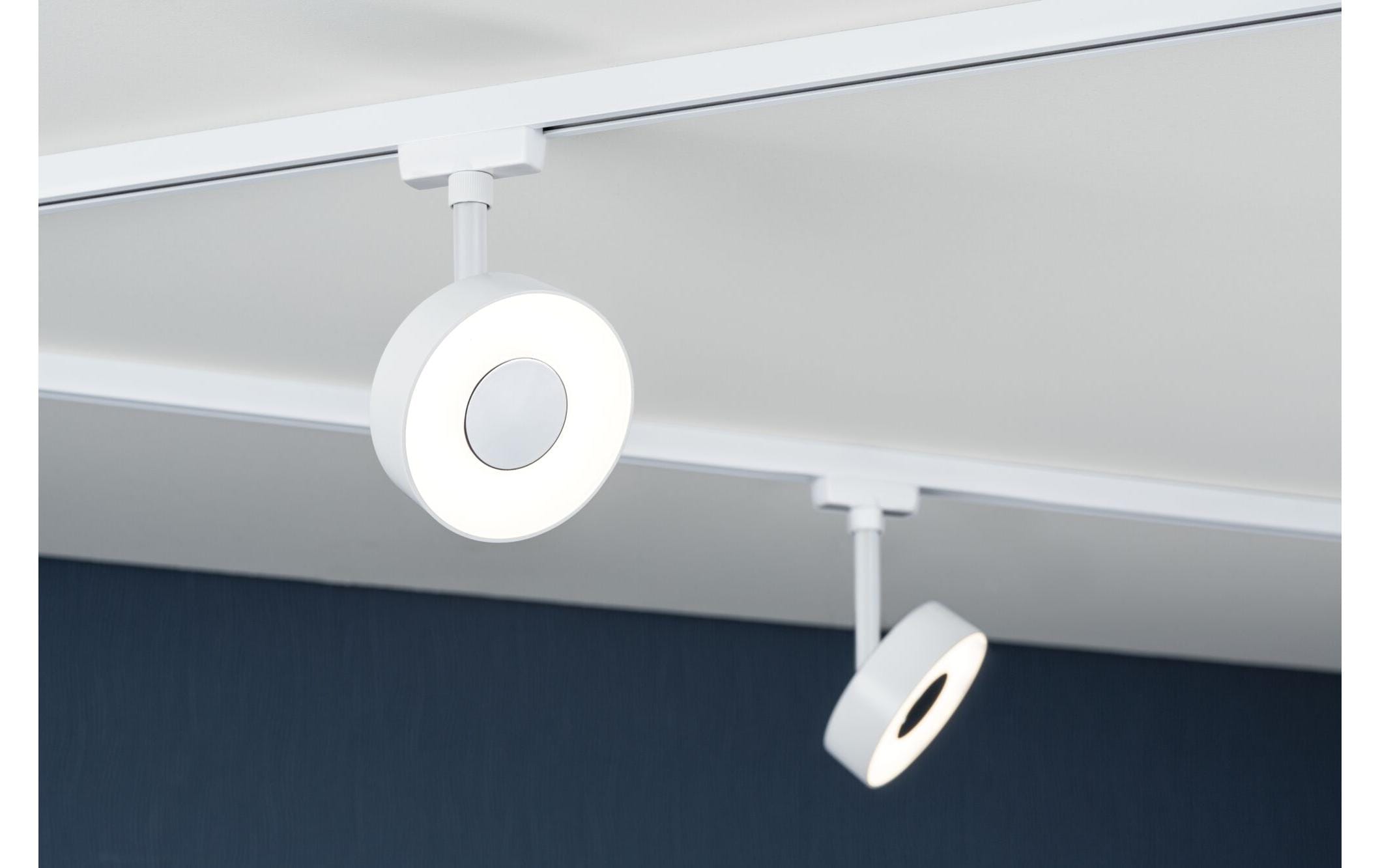 Paulmann URail Circle Einzelleuchte 5W, 3000K, signalweiss