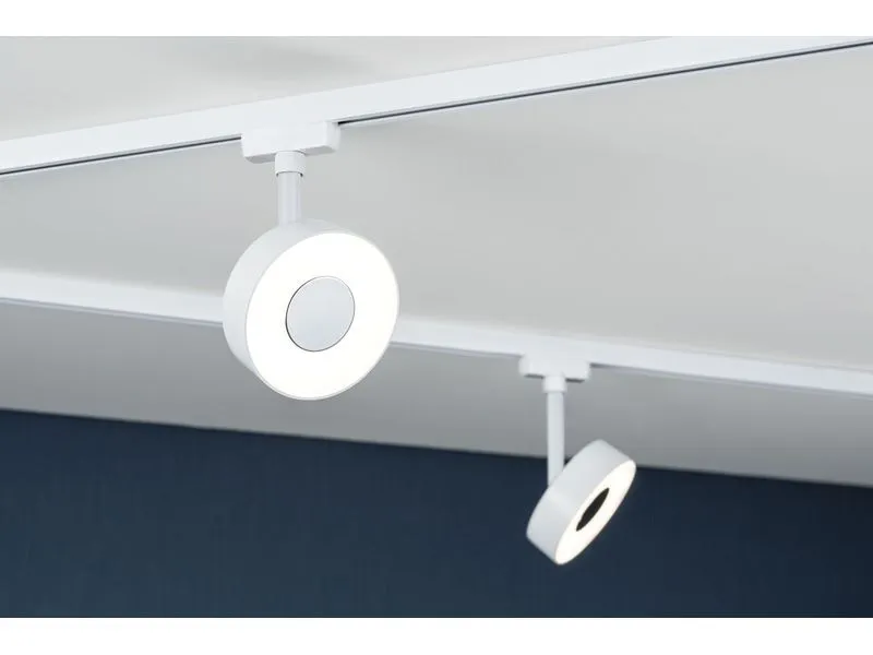 Paulmann URail Circle Einzelleuchte 5W, 3000K, signalweiss