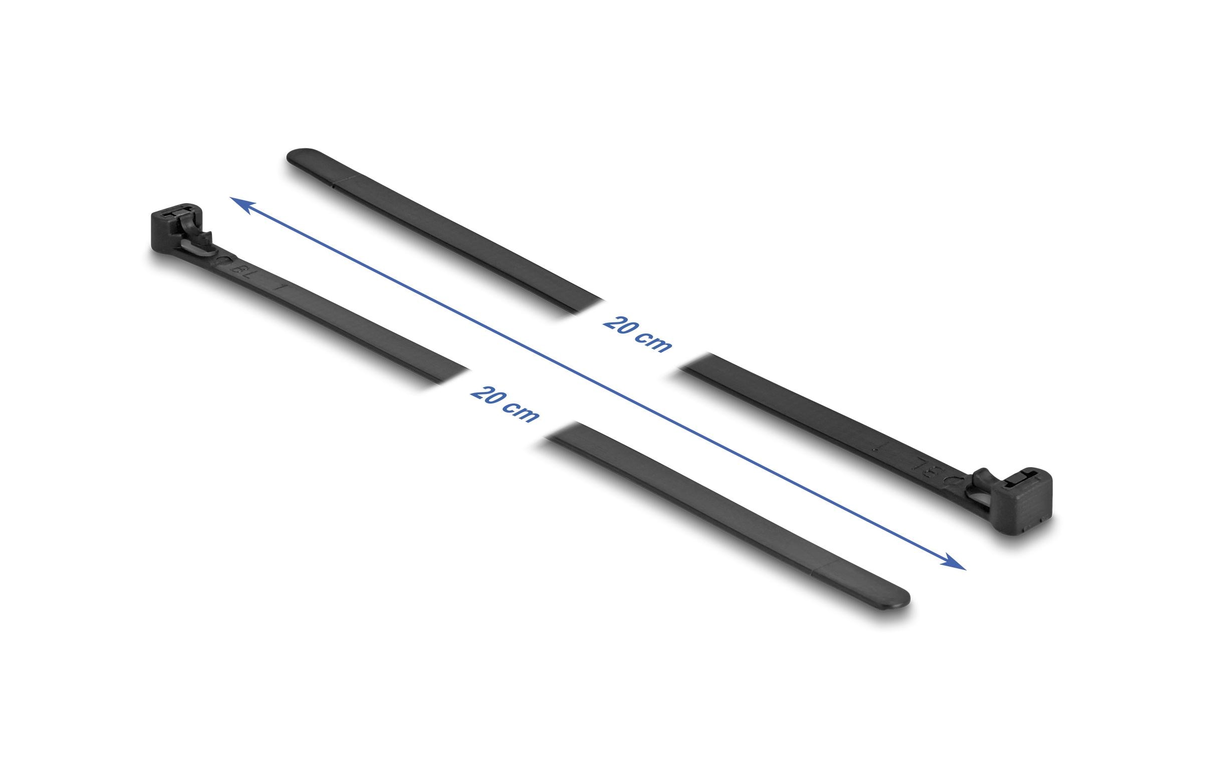 Delock Kabelbinder hitzebeständig 150 mm x 7.5 mm, 100 Stück