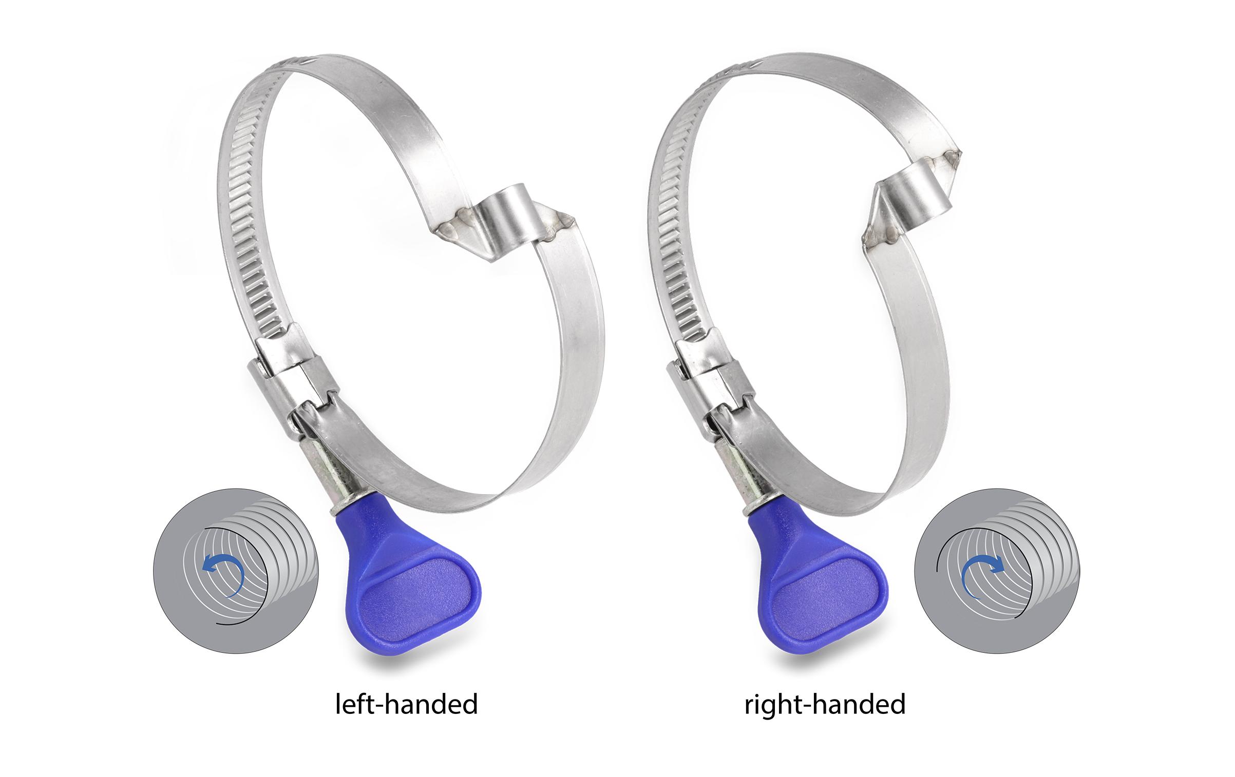 Delock Schlauchschellen-Set 80 - 100 mm, Brücke rechts 5 Stück