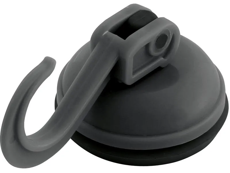 Eurotrail Saugnapf-Haken bis 6 kg, Schwarz Eurotrail Saugnapf-Haken bis 6 kg, Schwarz