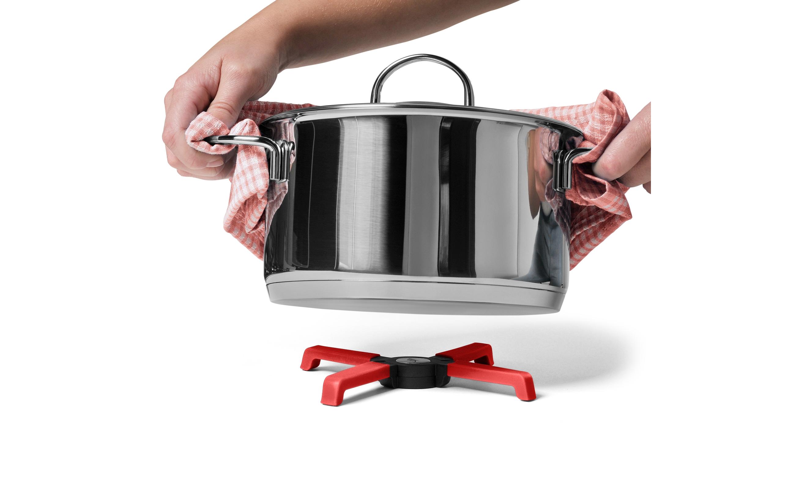 Silit Topfuntersetzer Rot; Schwarz