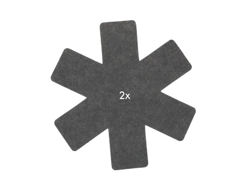FURBER Pfannenschutz 3 Stück, Grau