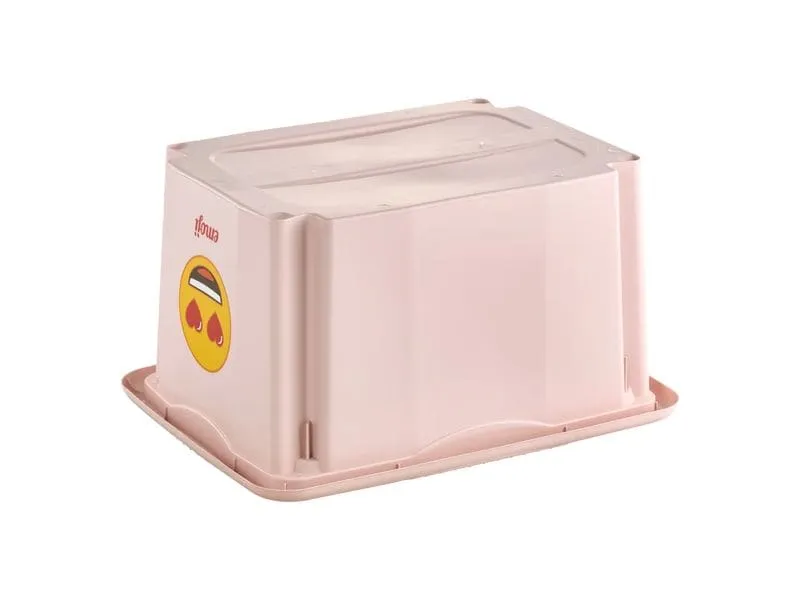 keeeper Karolina Emoji Hearts Emoji Hearts Kunststoffbox rosa 15 L