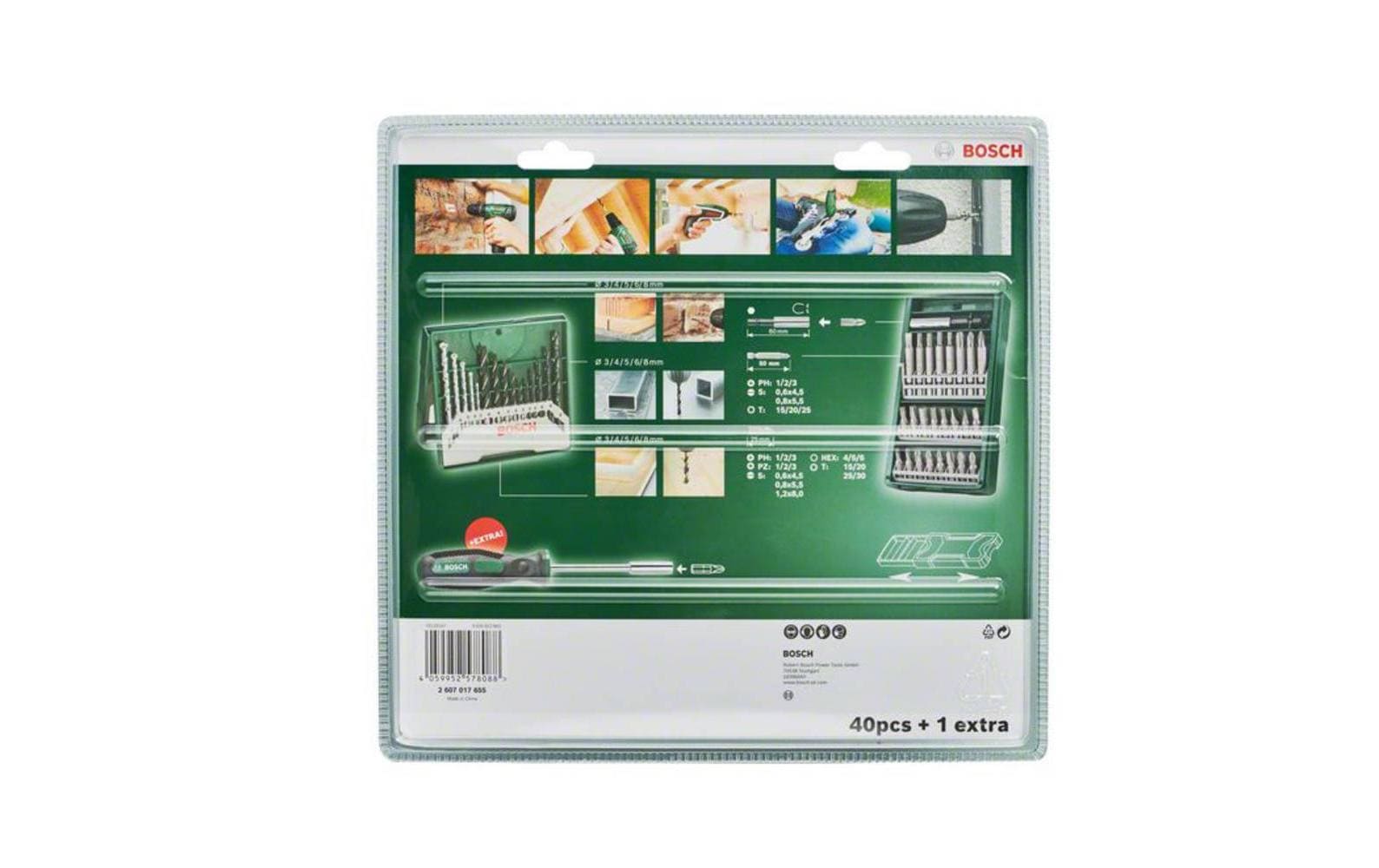 Bosch Bohrer-Set Mini X-Line, 25+15+1 Stück