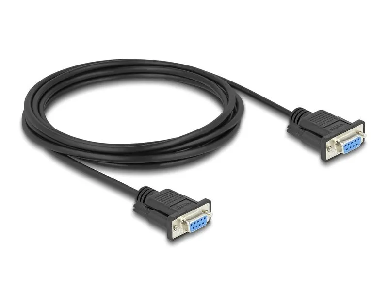 Delock Anschlusskabel RS-232 D-Sub9 Buchse zu Buchse 3 m