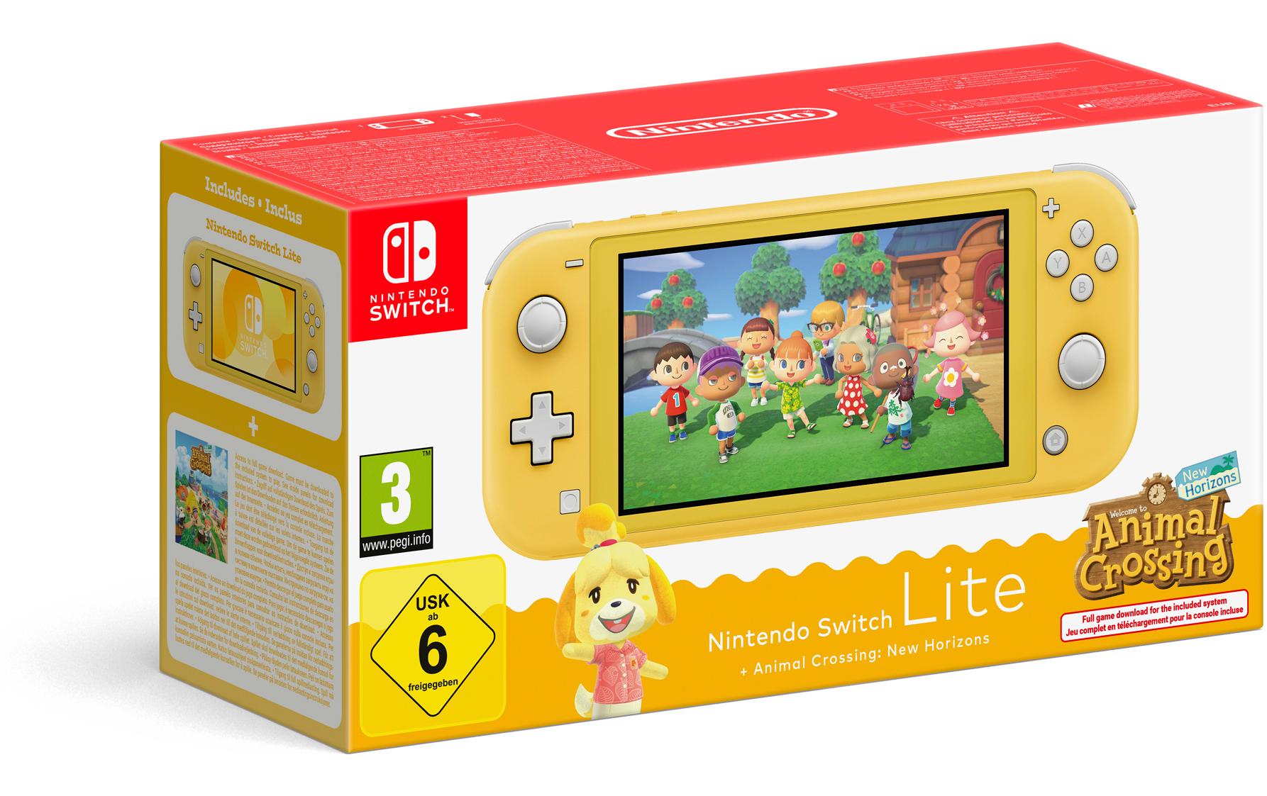 Nintendo Nintendo Switch Lite Animal Crossing Gelb Nintendo Nintendo Switch Lite Animal Crossing Gelb