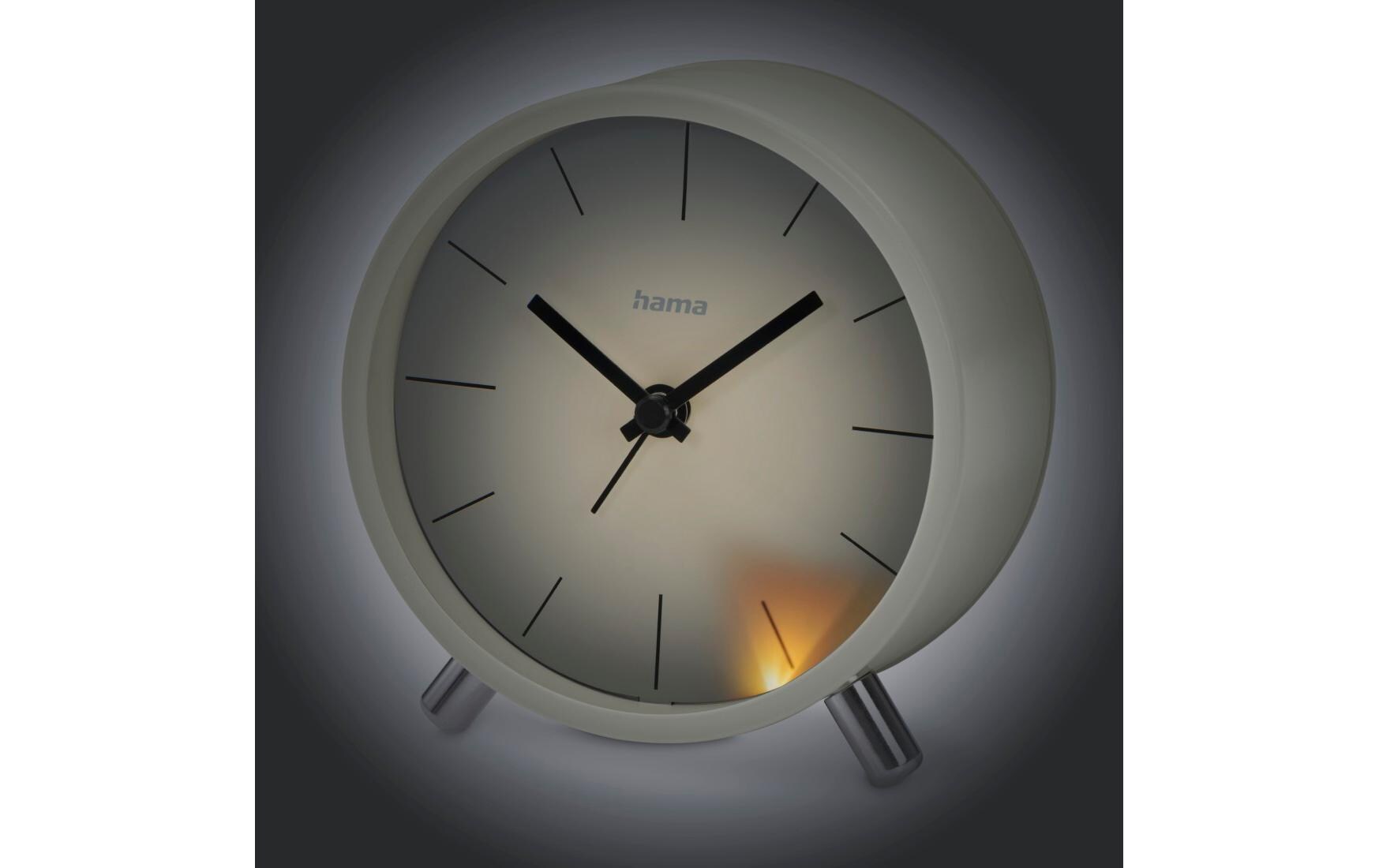 Hama Funkwecker Flores Grau/Beige