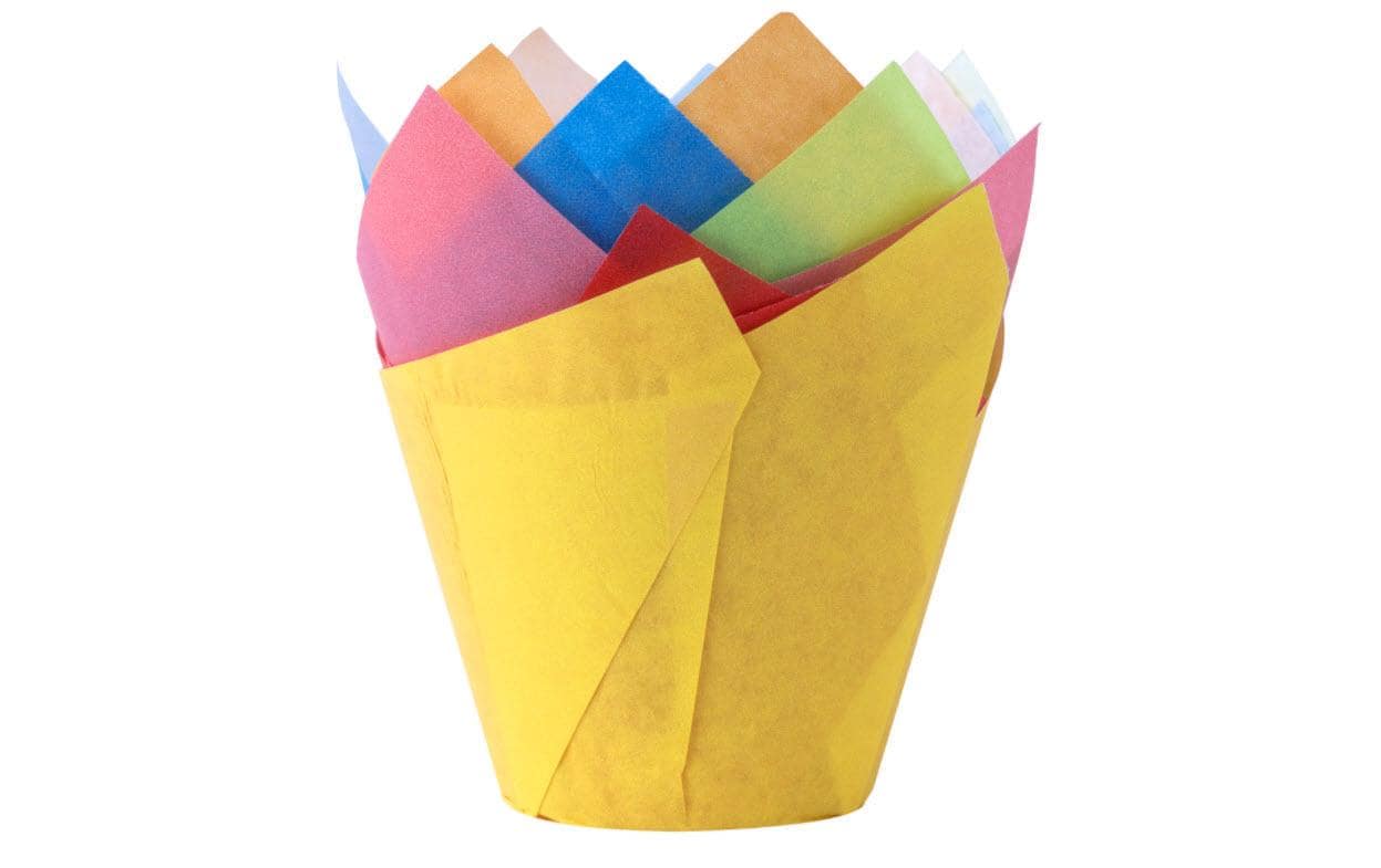 Demmler Muffin Backform Tulip Wraps Uni 24 Stück