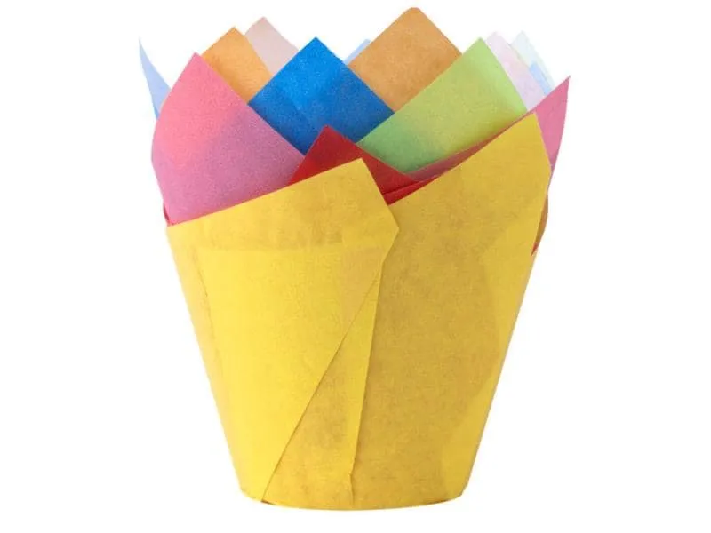 Demmler Muffin Backform Tulip Wraps Uni 24 Stück Demmler Muffin Backform Tulip Wraps Uni 24 Stück