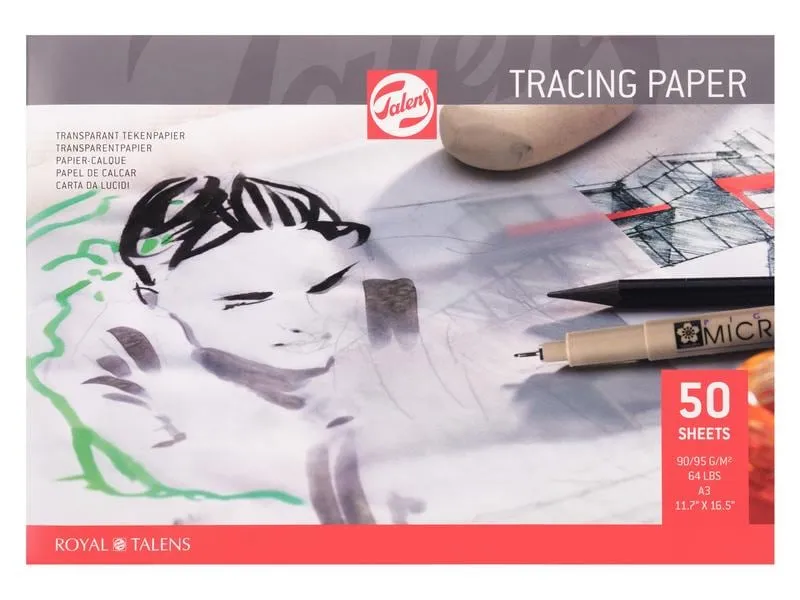 Talens Transparentpapier A3 90gm/2, 50 Blatt Talens Transparentpapier A3 90gm/2, 50 Blatt