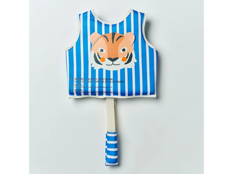 Sunnylife Float Vest 2-3 Tino the Tiger Blue Sunnylife Float Vest 2-3 Tino the Tiger Blue