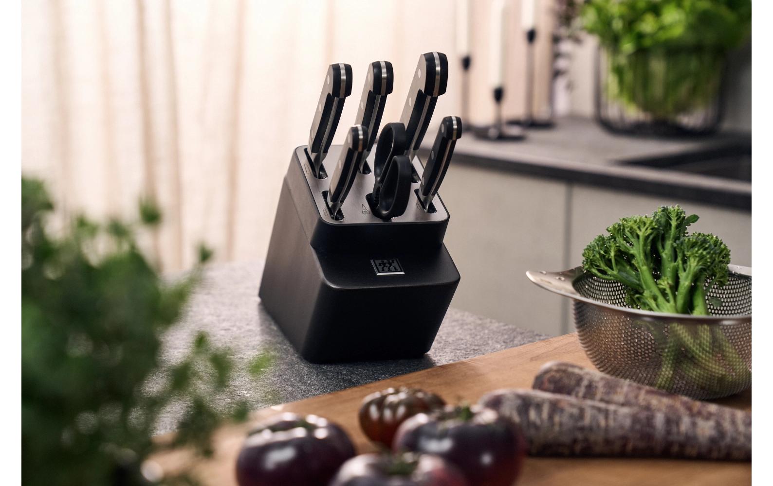 Zwilling Messerblock-Set mit Messer Pro Grau, 7-teilig