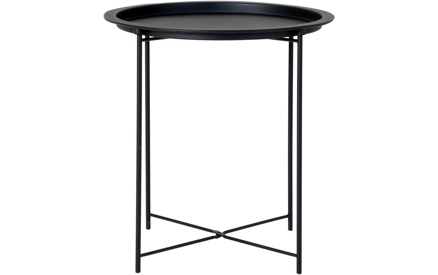 House Nordic Beistelltisch Bastia 50.5 x 46.8 cm, Schwarz