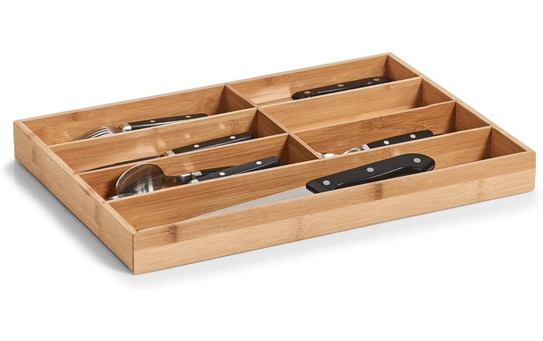 Zeller Present Besteckkasten Bamboo Braun
