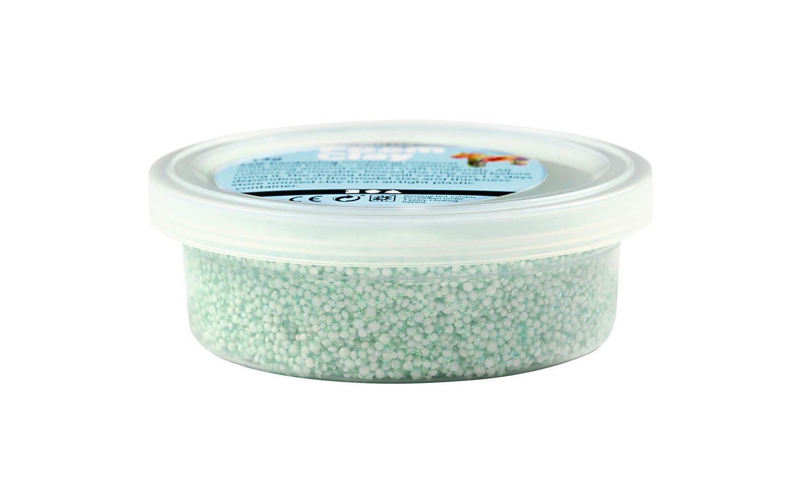 Creativ Company Modelliermasse Foam Clay 35 g Glitzer Hellgrün