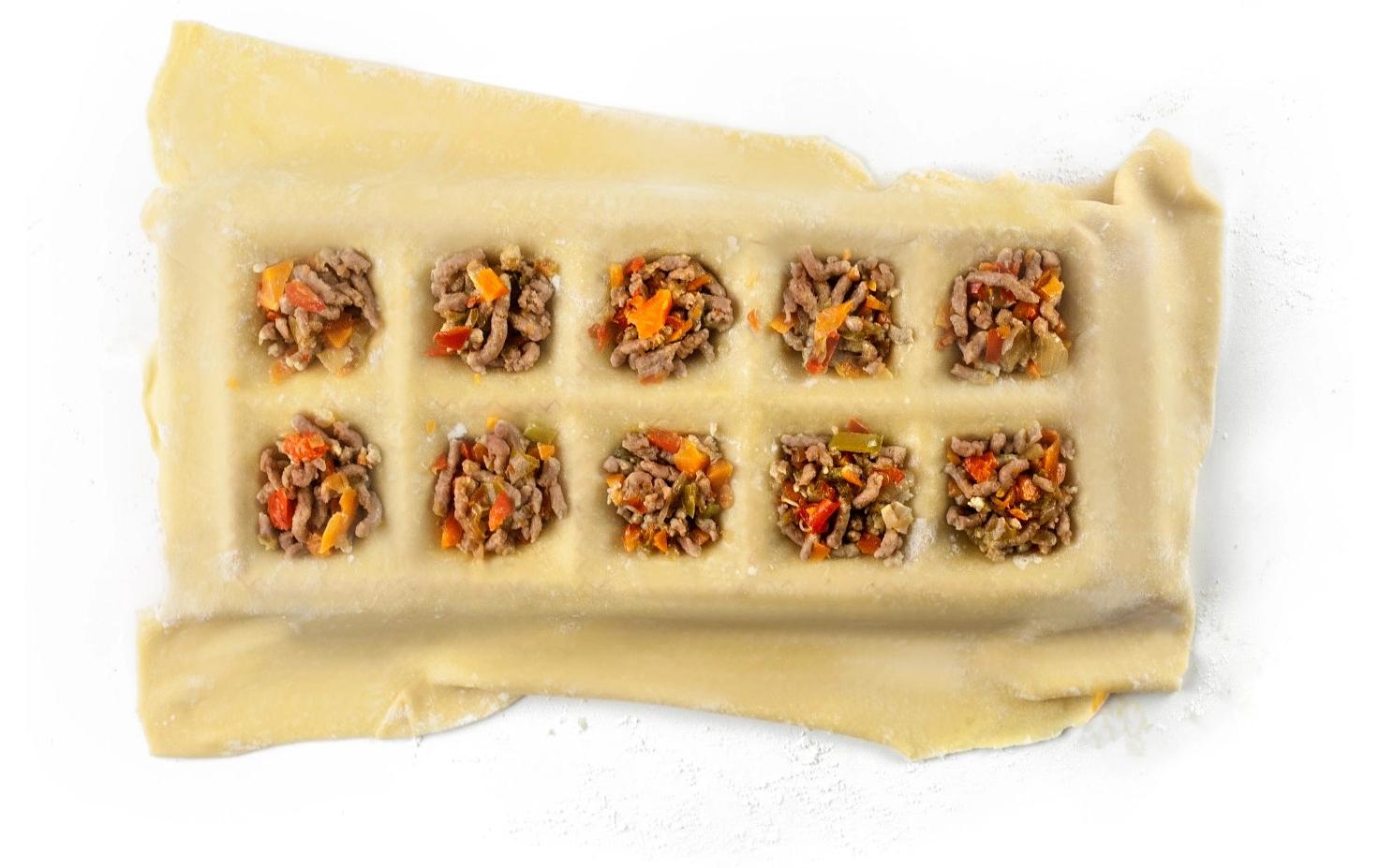 Ibili Ravioliform + Rollstab quadratisch 30 x 12 cm Eckig