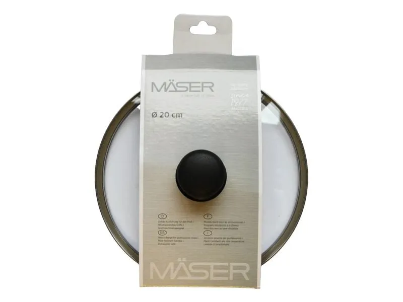 Mäser Pfannendeckel 20 cm, Transparent Mäser Pfannendeckel 20 cm, Transparent