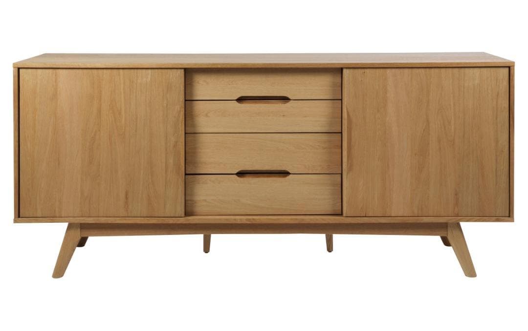 AC Design Sideboard Marte 180 x 84 cm, Dunkelbraun