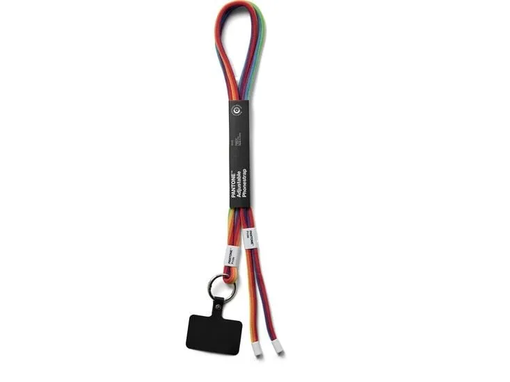 Pantone by Copenhagen Design AdjustablePhonestrap Rot