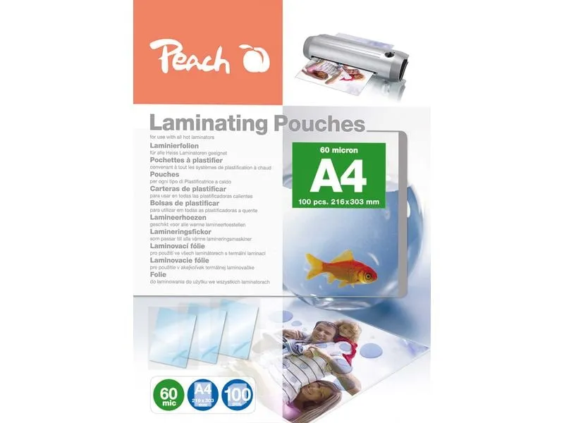 Peach PP560-02 A4, 60 µm, 1 Stück, Glänzend