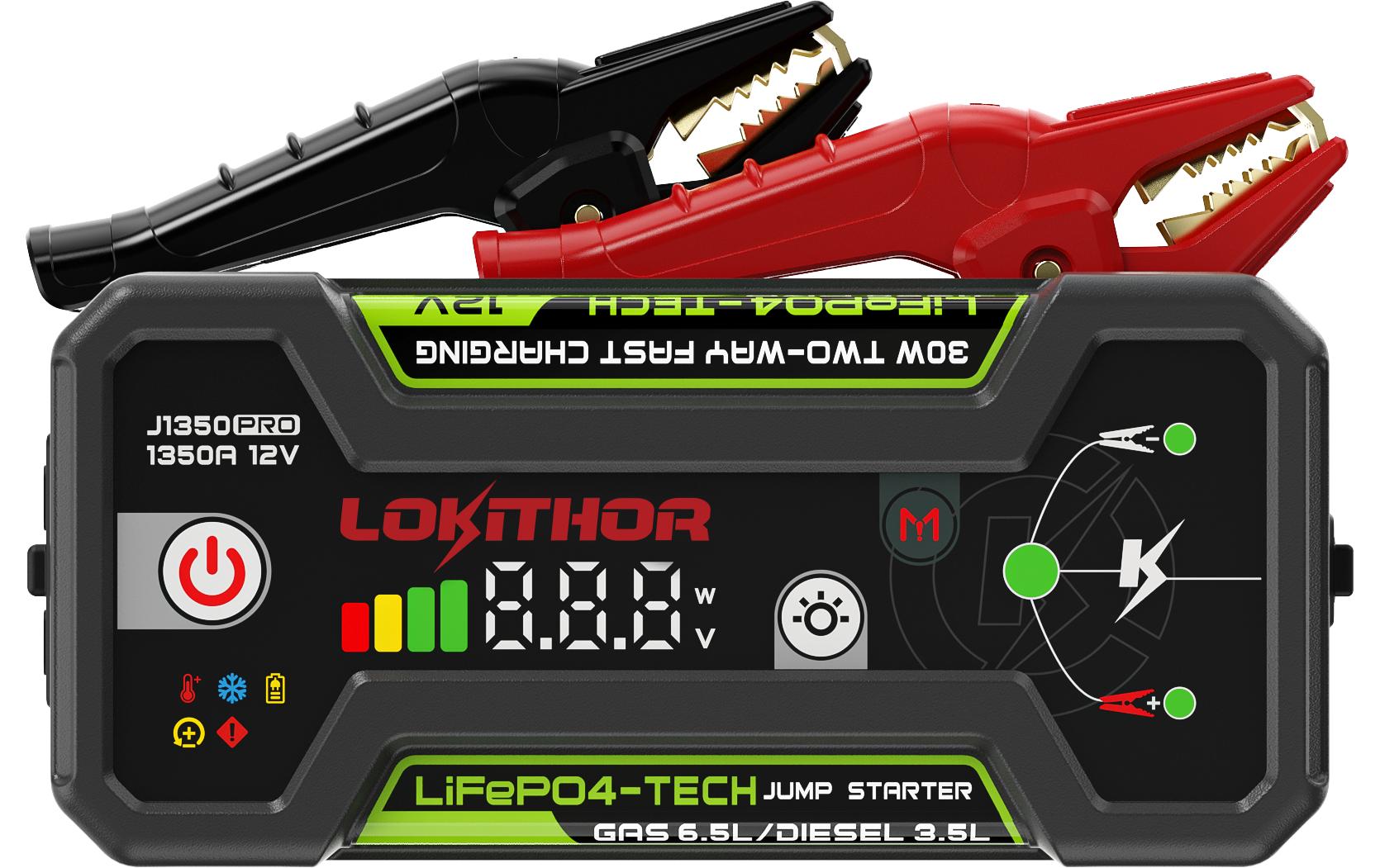 Lokithor Starterbatterie J1350 PRO LiFePO4 1350Amp