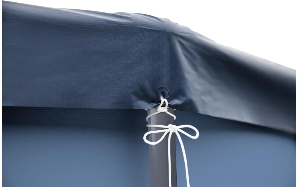 Intex Pool-Abdeckplane Allwetter-Deluxe 6.1 m x 20 cm, Dunkelblau