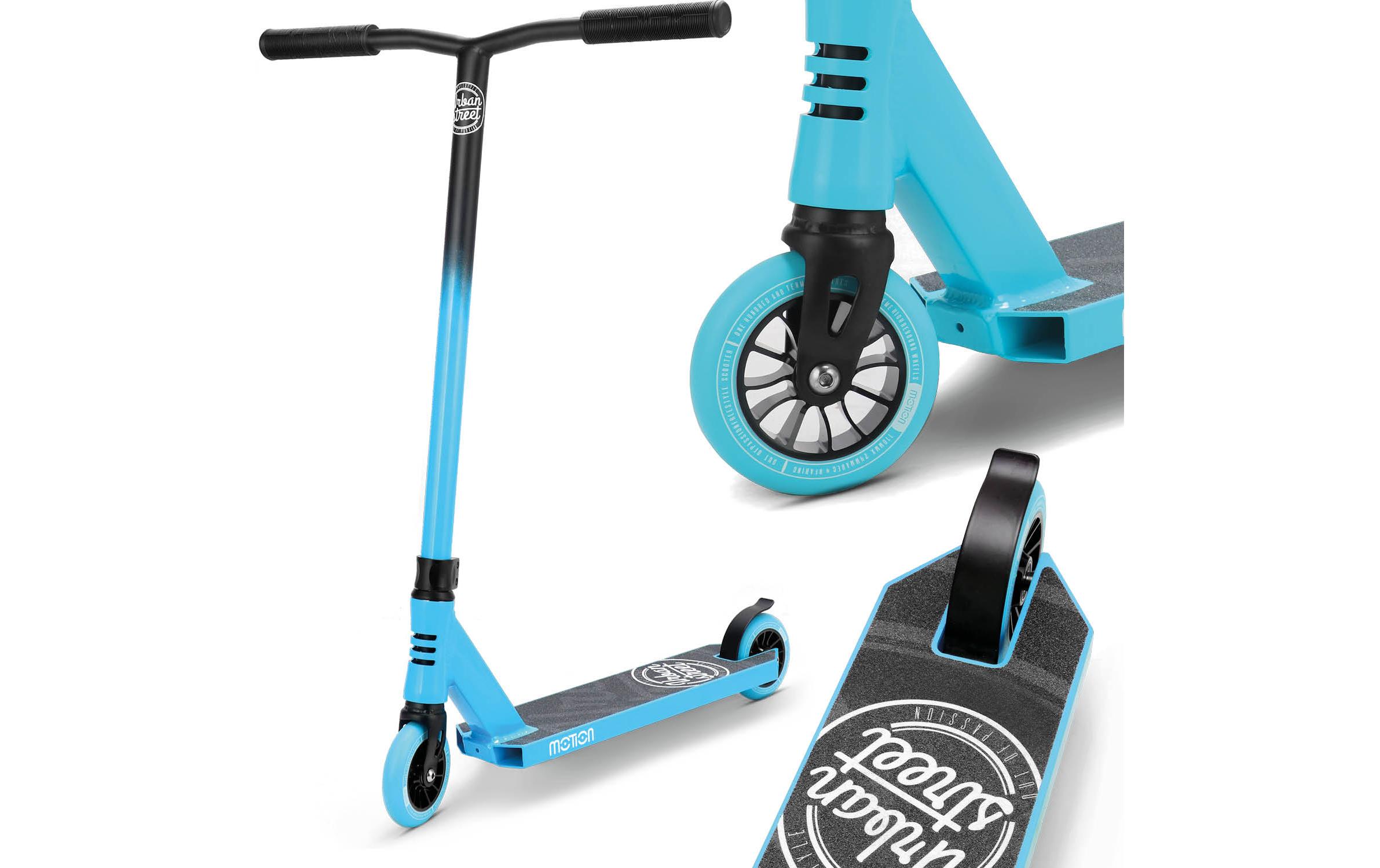 Motion Scooter Freestyle, Urban Pro, Schwarz / Blau