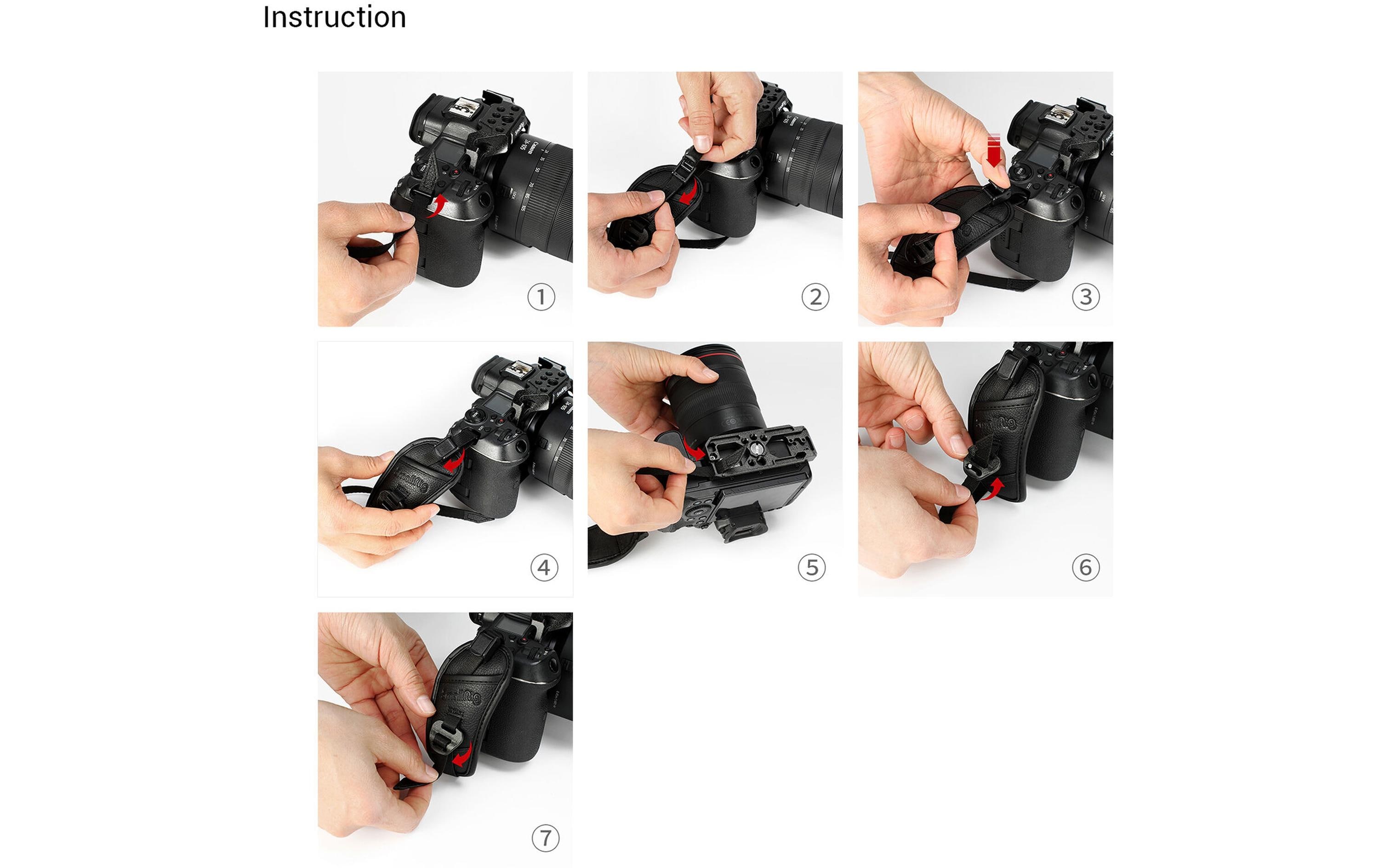 Smallrig Kameragurt «Black Mamba» Hand Strap