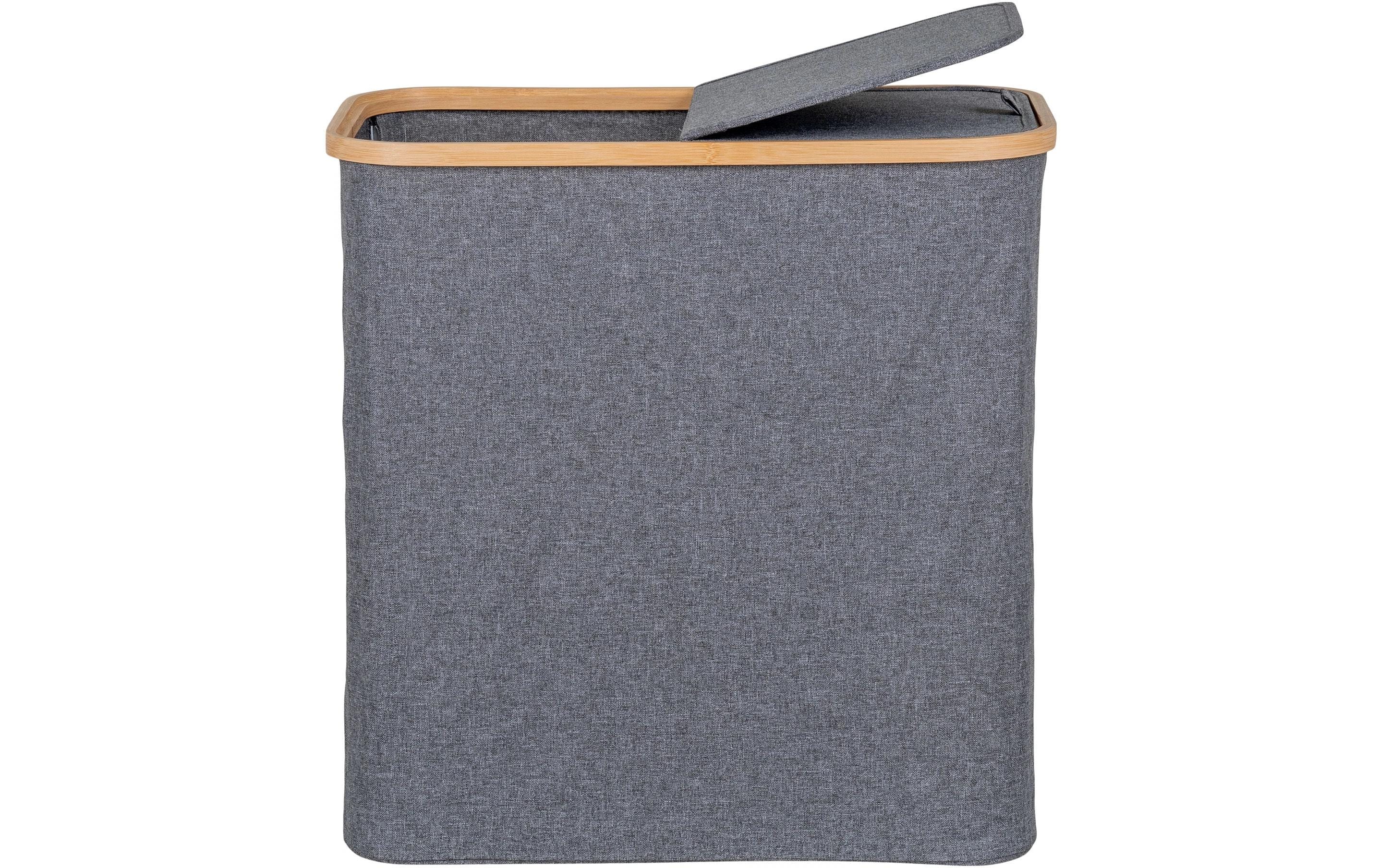 House Nordic Wäschekorb Noto 90 l, Grau