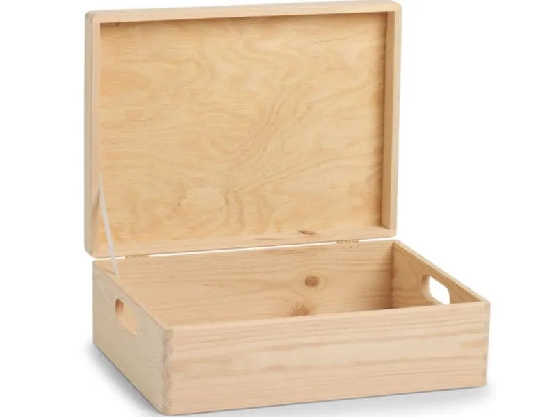 Zeller Present Aufbewahrungskiste mit Deckel 40 x 14 cm, Nature Zeller Present Aufbewahrungskiste mit Deckel 40 x 14 cm, Nature