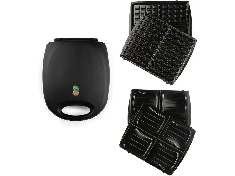 Domo Sandwichmaker und Waffeleisen Schwarz Domo Sandwichmaker und Waffeleisen Schwarz