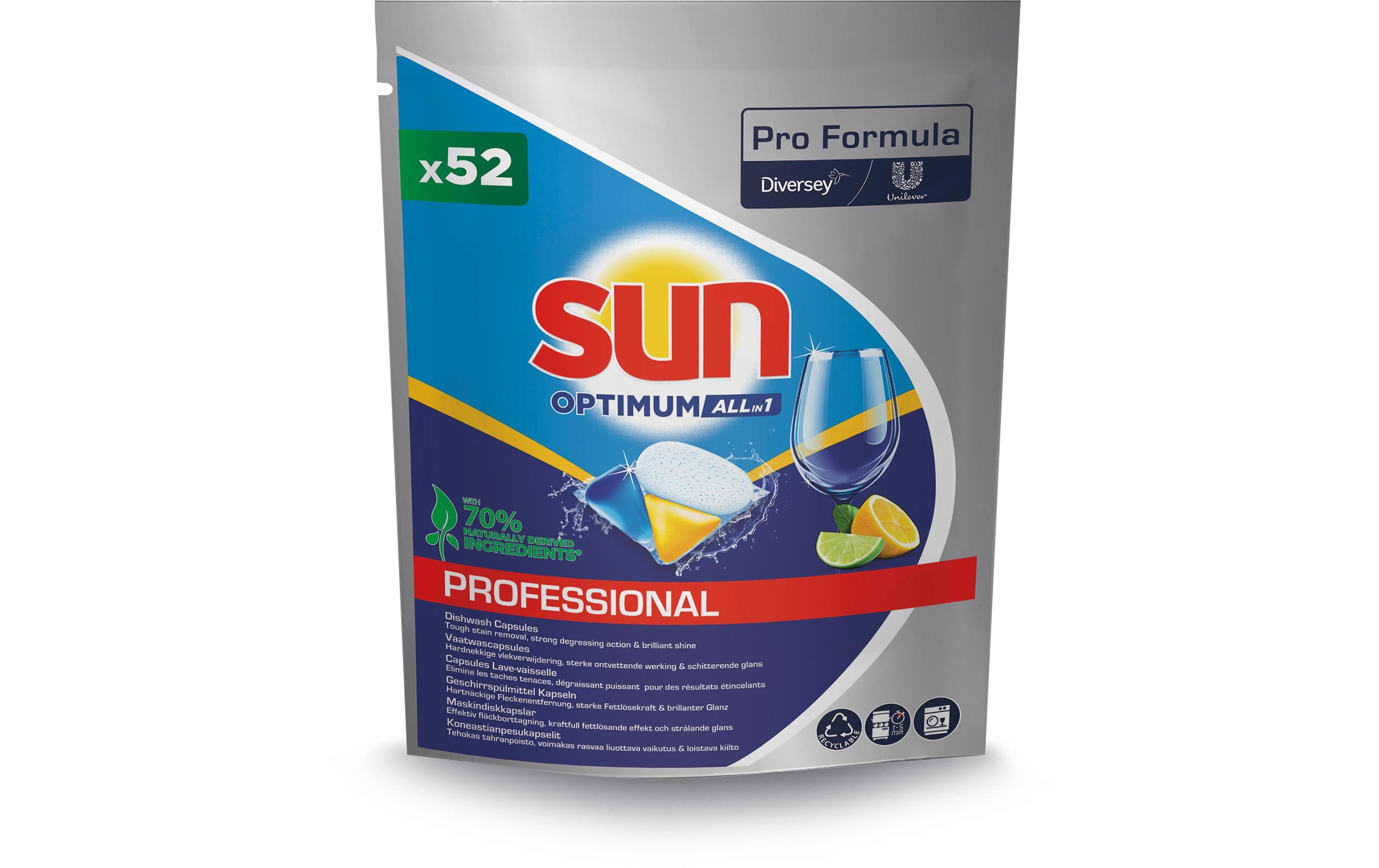 Diversey Pro Formula Maschinenspülmittel Caps All-in-1 Optimum 208 Stück