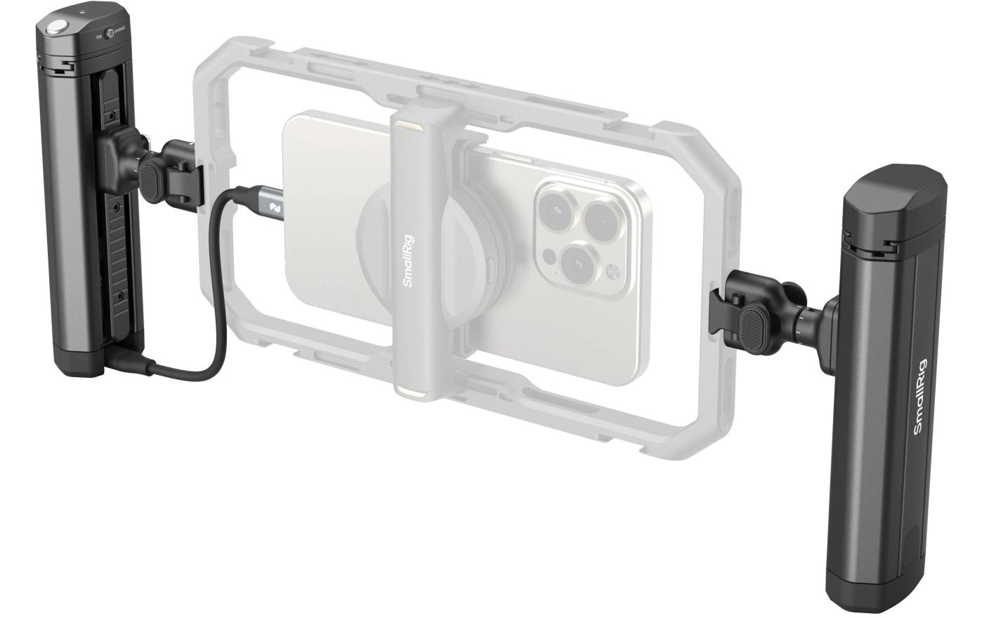 Smallrig Drehbarer, bilateraler QR-Seitengriff mit Wireless Steuerung