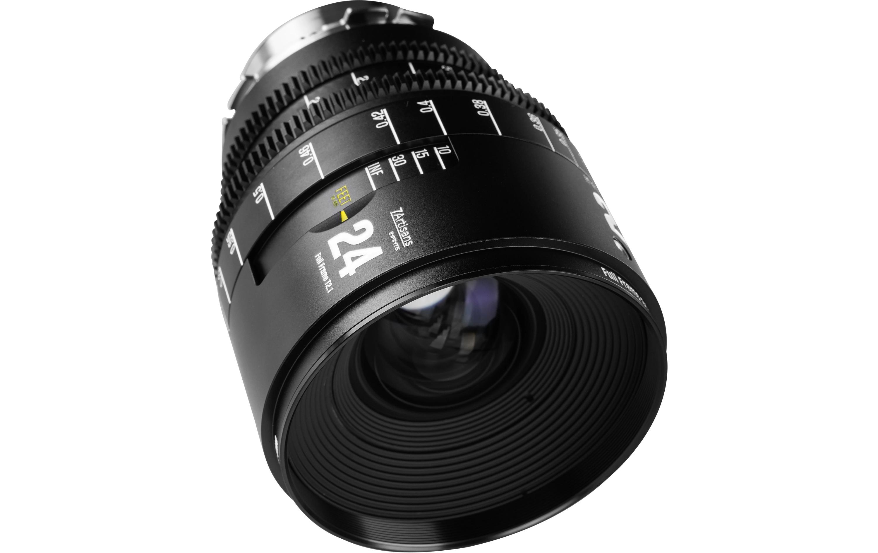 7Artisans Festbrennweite 24mm T/2.1 INFINTE Schwarz – Arri PL