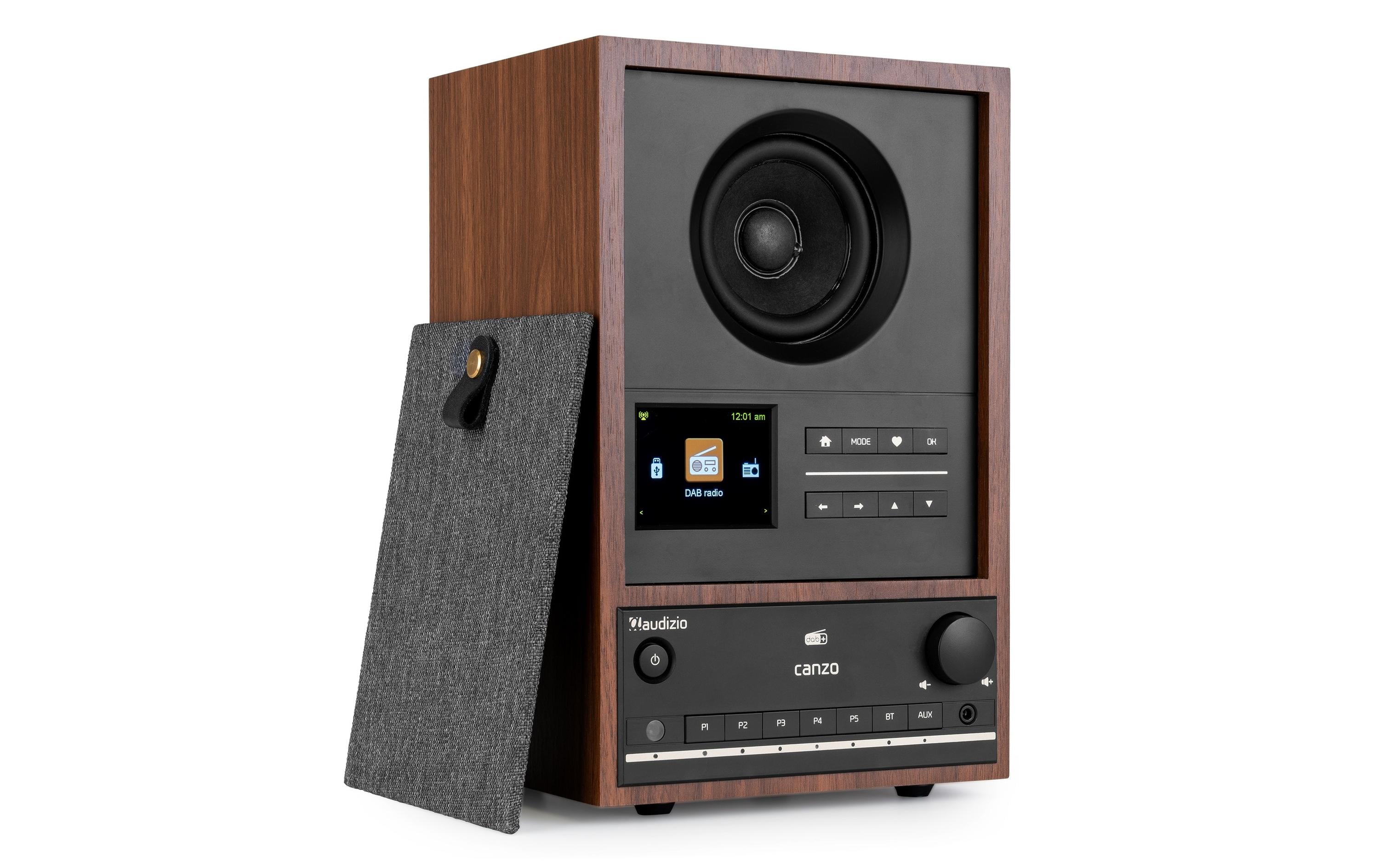 Audizio Internet Radio Canzo Dunkelbraun