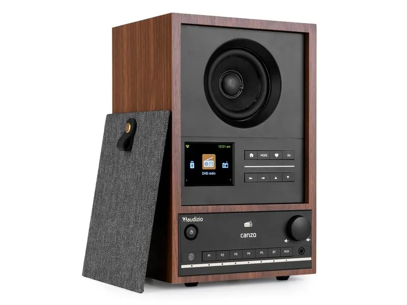Audizio Internet Radio Canzo Dunkelbraun Audizio Internet Radio Canzo Dunkelbraun