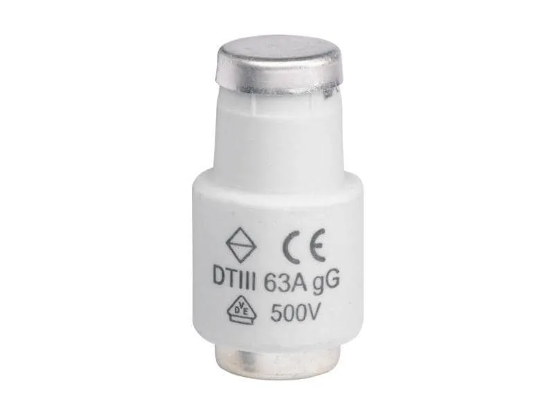 Hager Schmelzsicherung DIII T E33 63A 500 V gG mit Melder 5 Stück Hager Schmelzsicherung DIII T E33 63A 500 V gG mit Melder 5 Stück